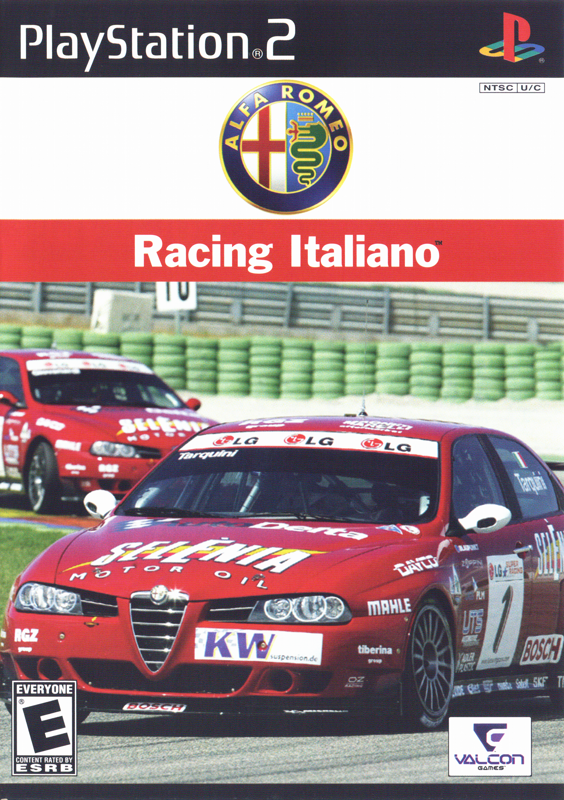 Alfa Romeo Racing Italiano box art for Playstation 2